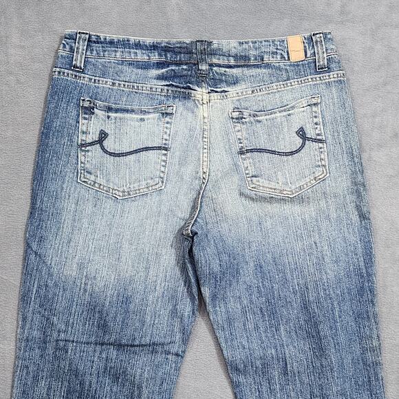 Maurices Jeans Taylor Boot Cut Size 11/12 Short Distressed - Picture 4 of 10